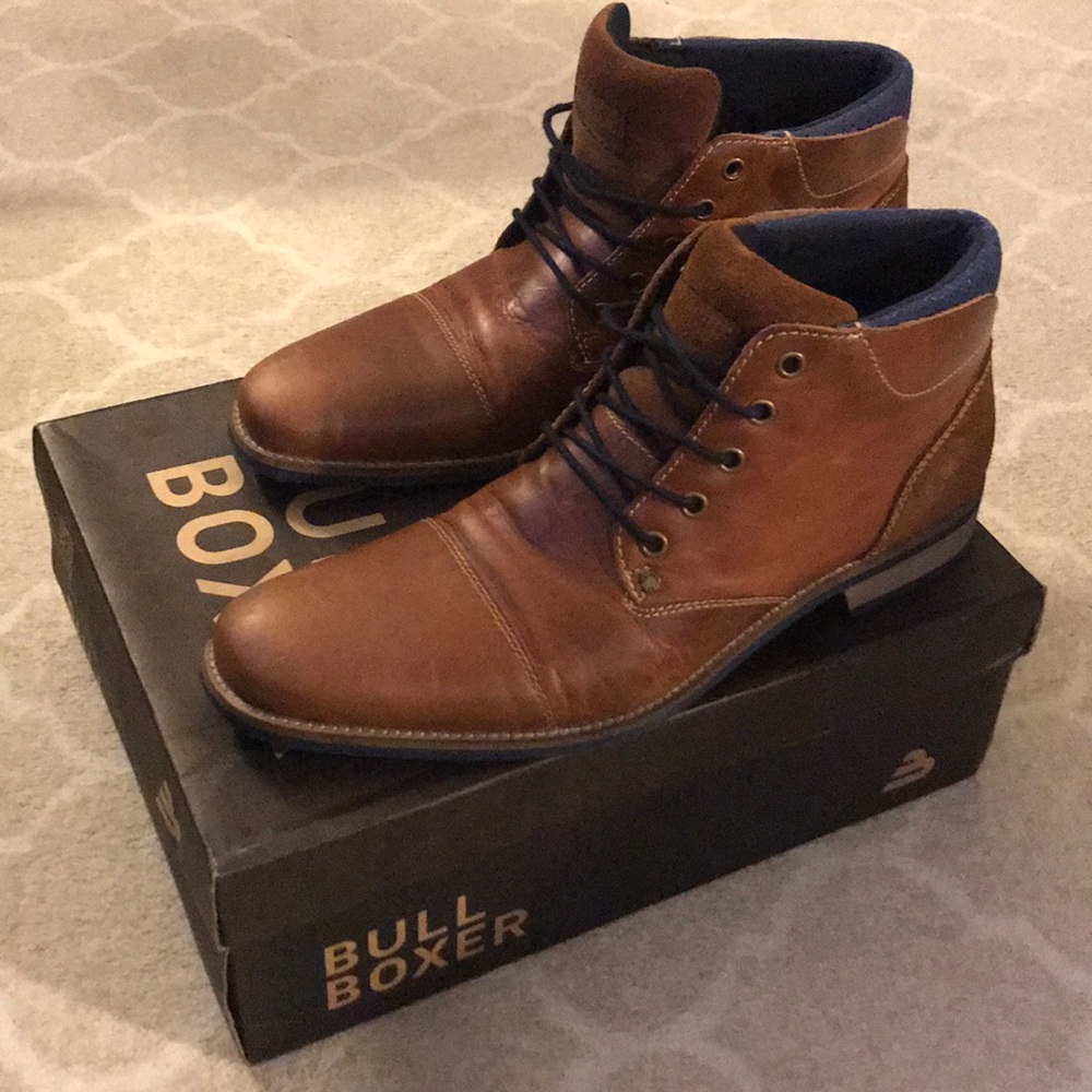 Men’s Cognac Bullboxer Chukka Boots